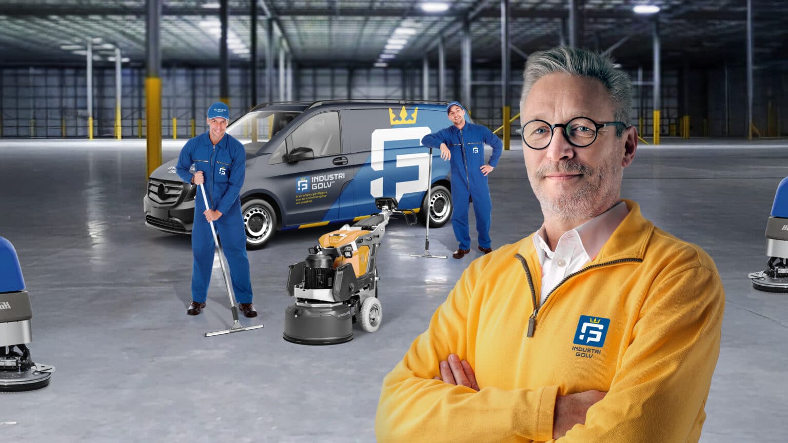 Golv för industri och kommersiella miljöer